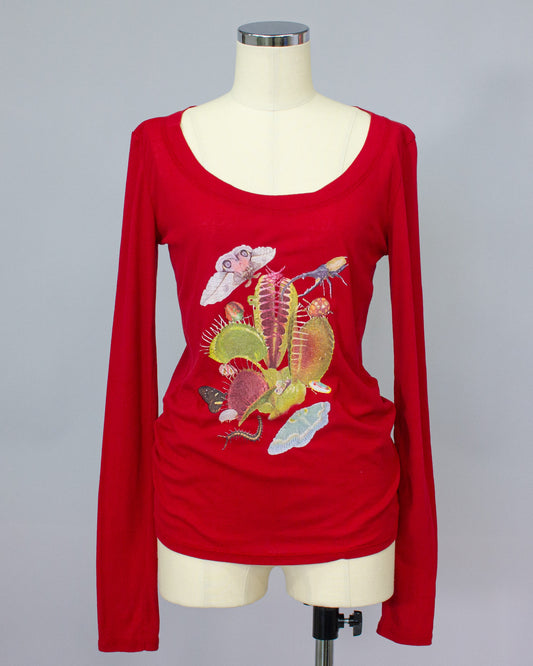Venus Fly Long Tshirts RED