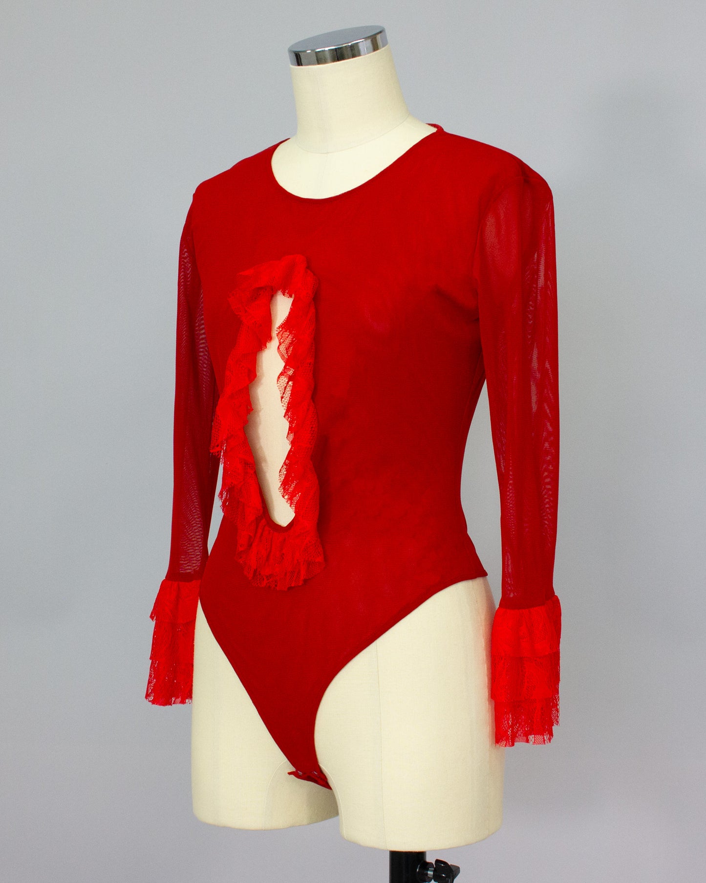 Lace Bodysuits RED