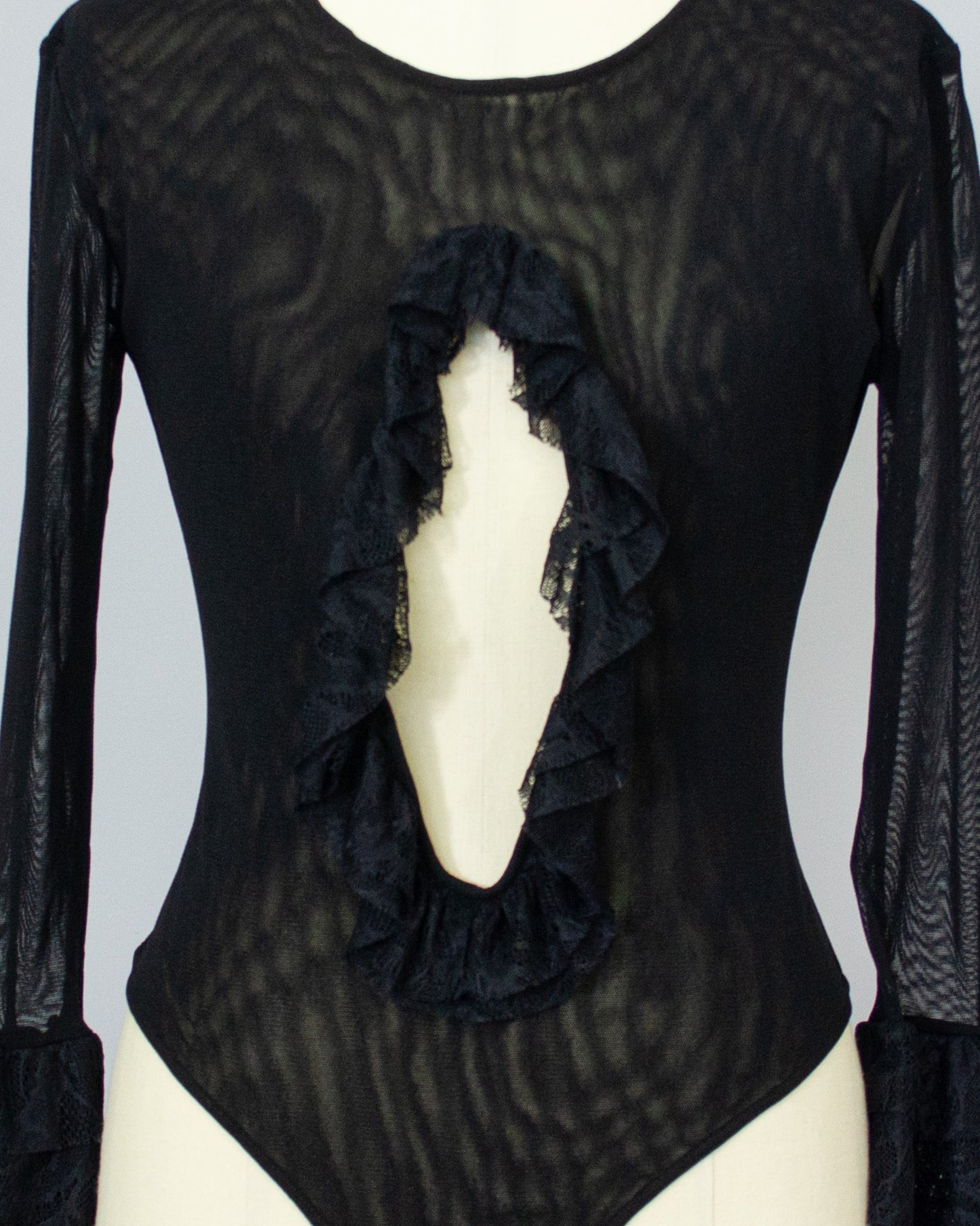 Lace Bodysuits BLACK