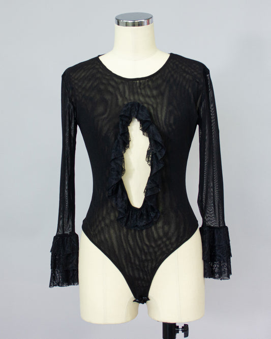 Lace Bodysuits BLACK