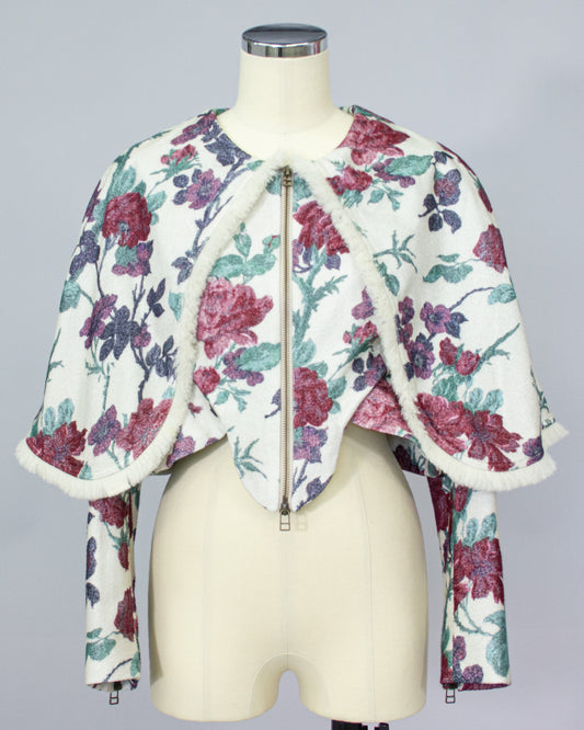 "Fragile heart" Peplum Jacket