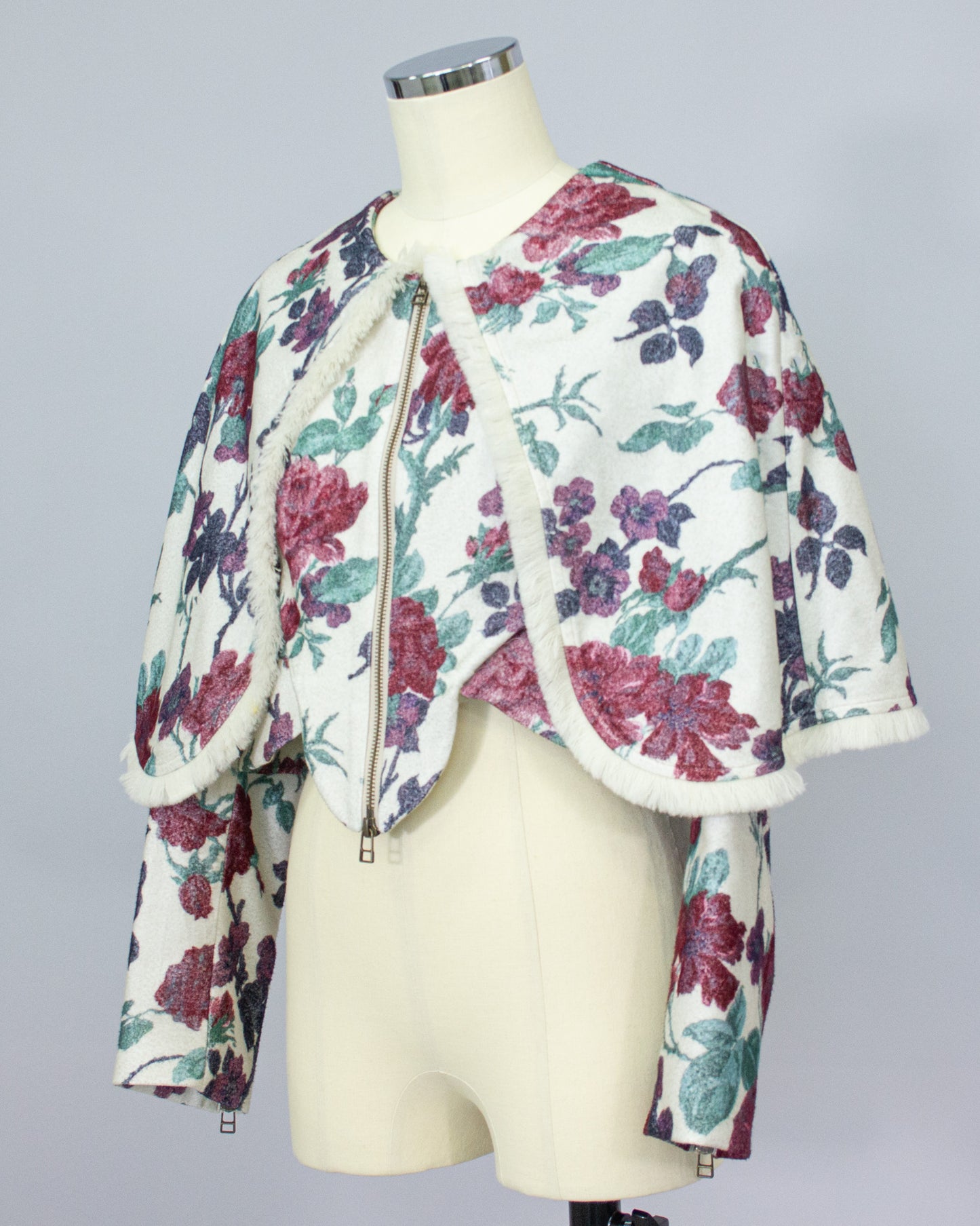 "Fragile heart" Peplum Jacket