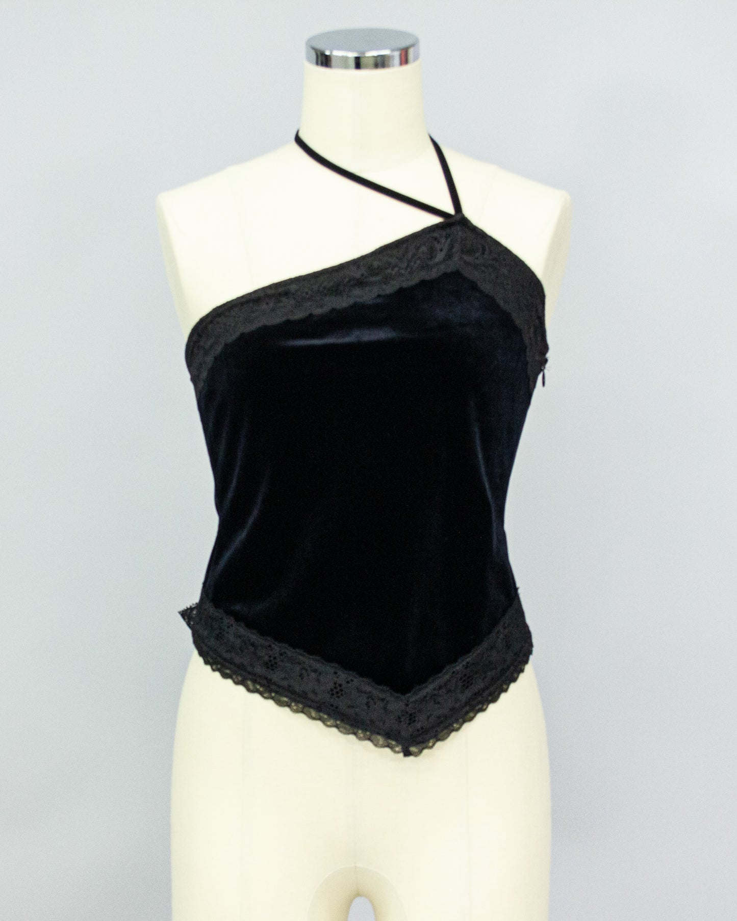 Velour Bustier BLACK×BLACK